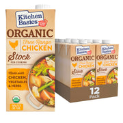 Kitchen Basics Free Range Chicken / 32 Fl Oz (Pack of 12) / 1 Chicken