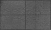 Global Industrial Drainage Mat, 3'W x 5'L, 1/2" Thick, Black