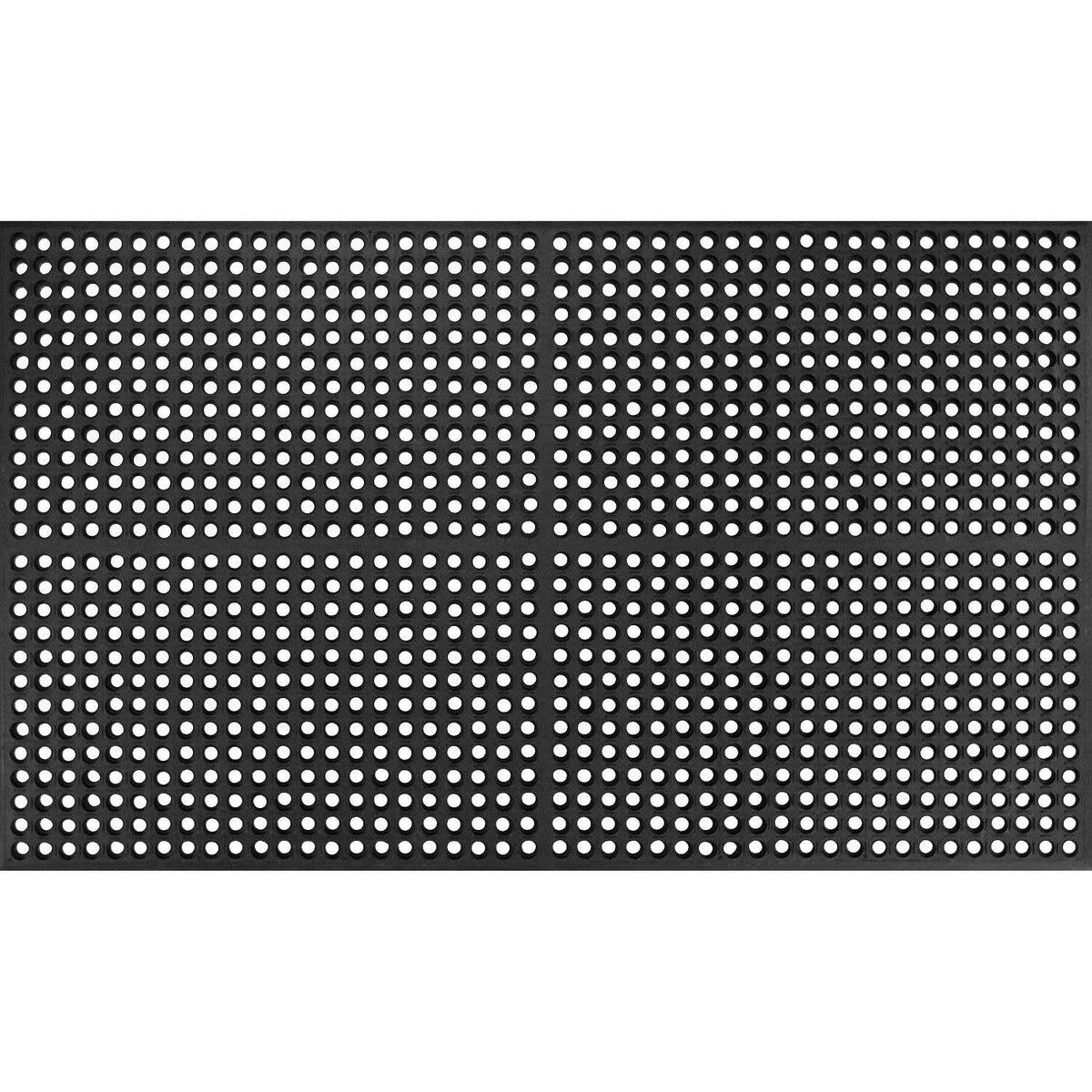 Drainage Mat by Global Industrial – Rubber, Black, Model 39378092030000500