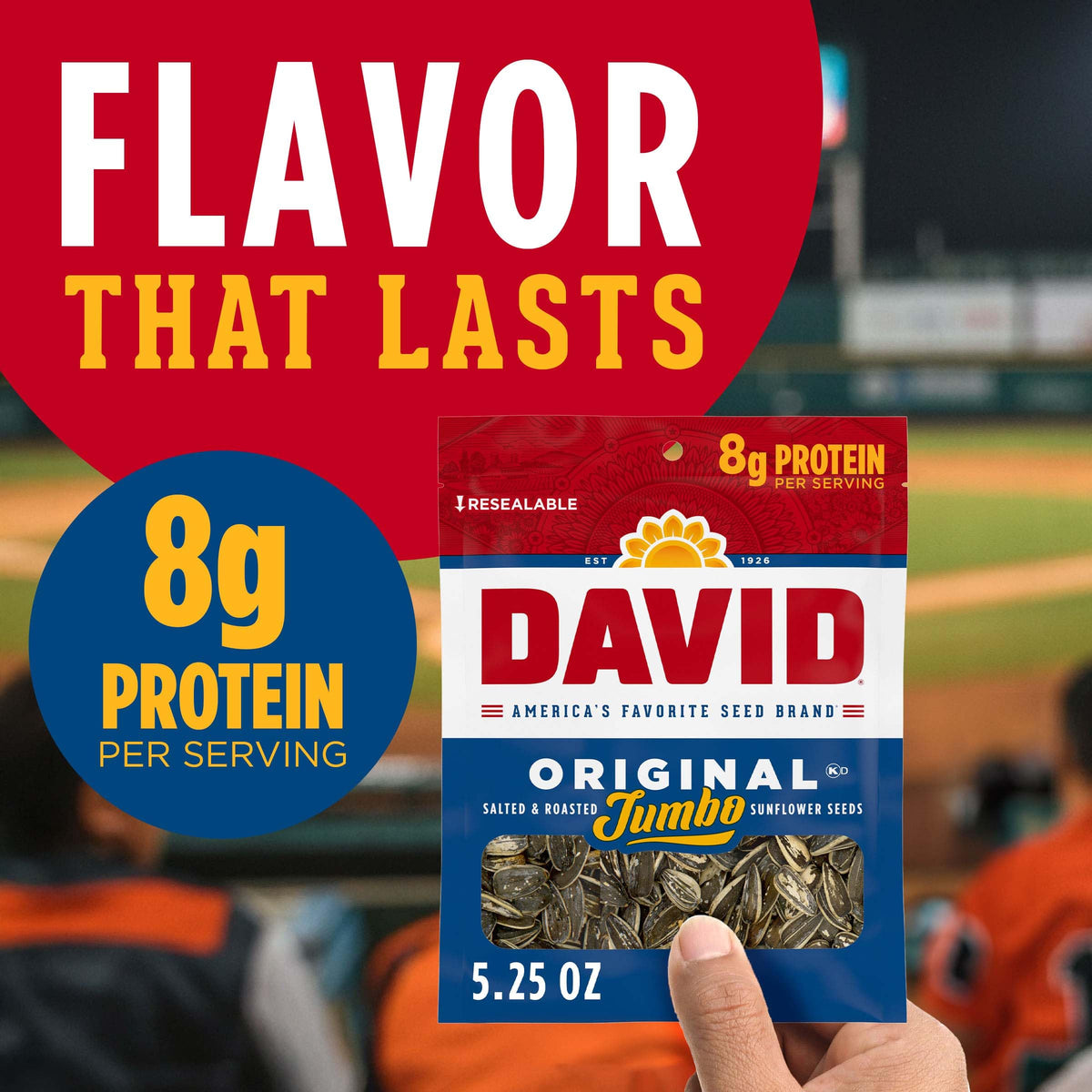 David Original / 5.25 Ounce (Pack of 24) / 1 Sunflower Seeds