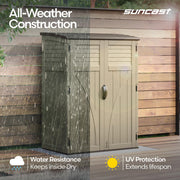 Suncast Taupe / 54 CU FT. / Outdoor,Garden Storage Sheds