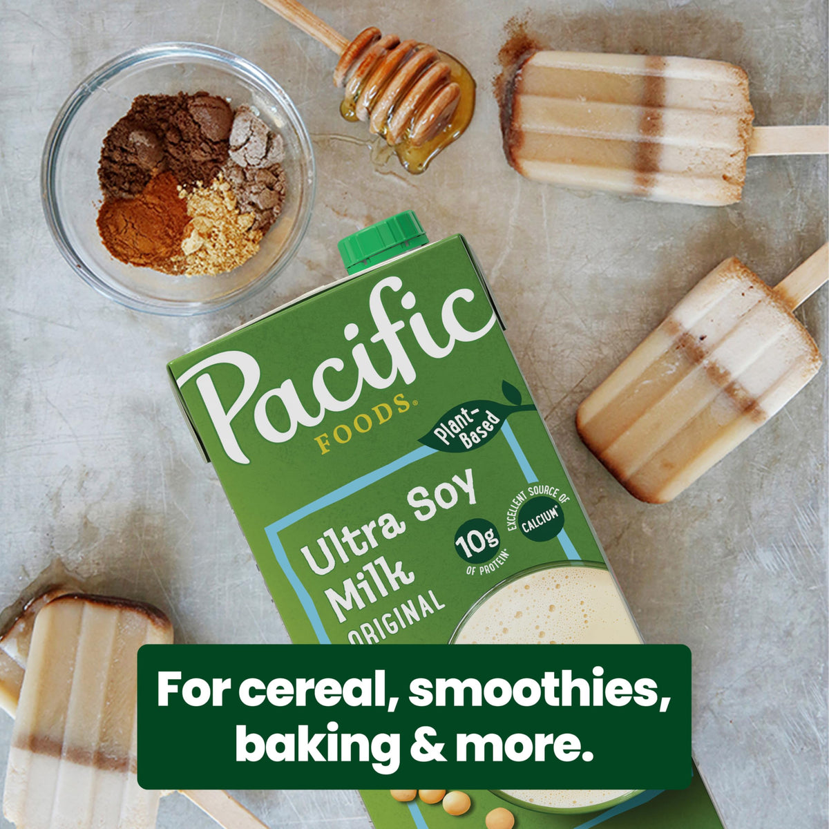 Pacific Foods Original Soy Milk / 32 Fl Oz (Pack of 12) / Original Soy Milk