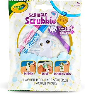 Crayola Scribble Scrubbie Pet, 1 Ct Expansion Pack, Animal Toy, Gifts for Kids Ages 3, 4, 5, 6