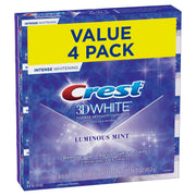 White Intense Whitening Toothpaste by Crest – 4 Ounce (Pack of 4), Pack of 4, Model 30772000557