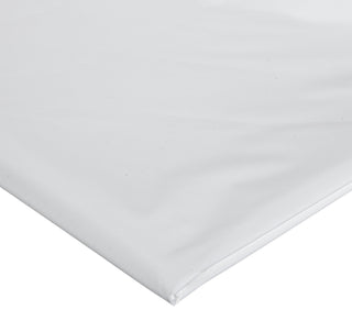 70-3272 82-Inch White Color Plastic Round Table Cover (Case of 12) by Creative Converting – 82", Plastic, White, Pack of 12, Model 703272