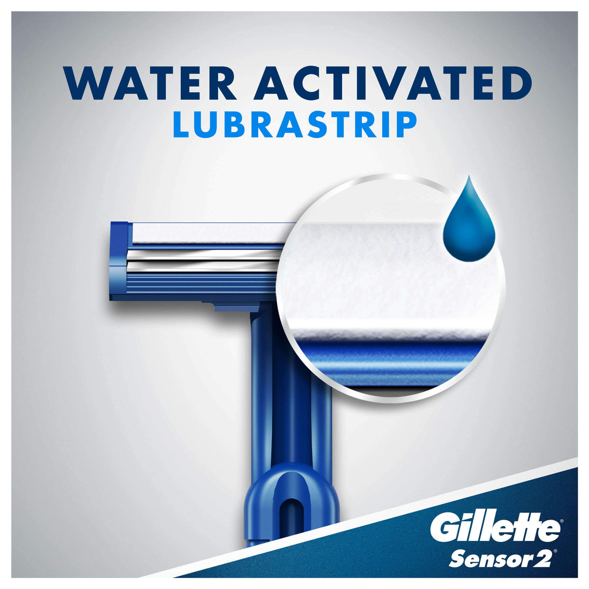 Sensor 2 Pivot Razors with Lubrastrip by Gillette – 12 Count (Pack of 1), Acrylonitrile Butadiene Styrene, Multicolor, Model 4740012622