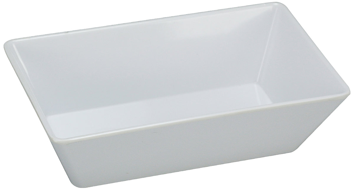9 3/4" Rectangular Deep Plate by Yanco – Large, Melamine, White, Pack of 24, Model RM-610