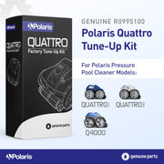 Genuine Parts Quattro Sport Tune Up Kit by Polaris – BLACK, Model R0995100