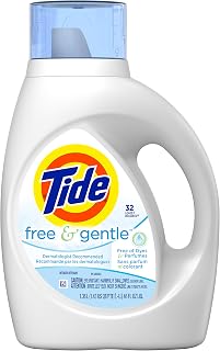 Tide Free & Gentle Liquid Laundry Detergent, 32 loads, 46 Fl Oz