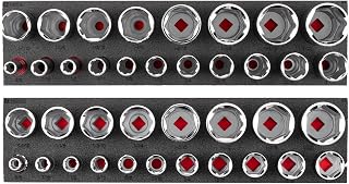 TEKTON 1/2 Inch Drive 6-Point Socket Set, 38-Piece | SHD92808