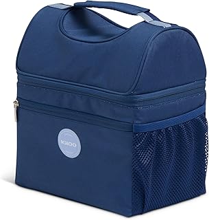 Igloo Gripper Soft Sided Cooler Bag | Insulated Dual Compartment Lunch Cooler