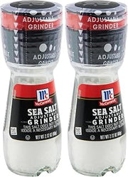 McCormick Sea Salt Grinder, 2.12 oz (Pack of 2)
