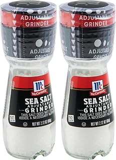 McCormick Sea Salt Grinder, 2.12 oz (Pack of 2)