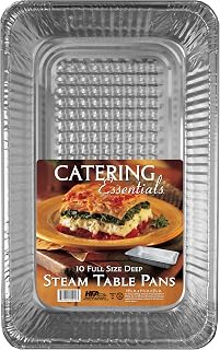 Handi-Foil 10010-6 Catering Essentials Full Size Deep Steam Table Pans (Pack of 10)