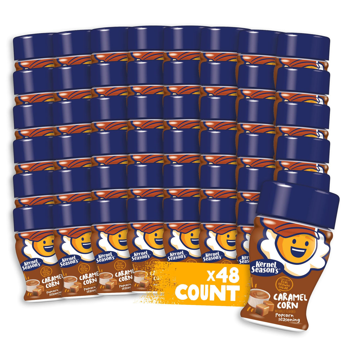 Kernel Season's Caramel Corn / 0.9 Ounce (Pack of 48) / 48 Popcorn Salt
