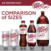 Diet Soda by Dr Pepper – 7.5 Fl Oz (Pack of 10), Rich Brown, Pack of 10