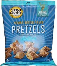 Good Health Natural Salted Peanut Butter Filled Pretzels, 5 Ounce -- 12 per case.