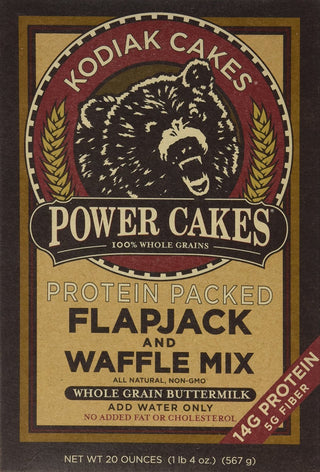 Power Cakes Flapjack and Waffle Mix 20 oz - 2 Pack by Kodiak Cakes – 20 Ounce (Pack of 2), Pack of 2