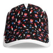 Patriotic USA Running Hat by Headsweats – Polyester, Black/Usa
