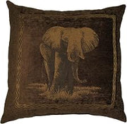 Blazing Needles Elephant Floor Pillow, 25", Chocolate