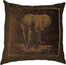 Blazing Needles Elephant Floor Pillow, 25", Chocolate