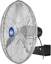 Global Industrial 24" Diameter Deluxe Oscillating Wall Mount Fan, 3 Speed