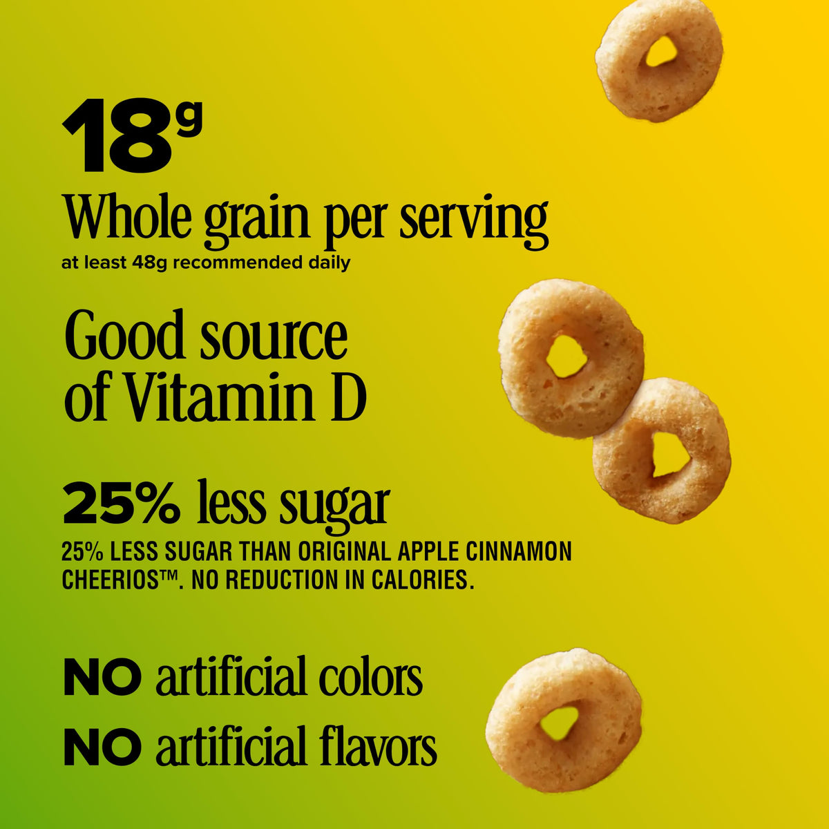Cheerios Apple Cinnamon / 1 Ounce (Pack of 96) / 1 Cold Cereal