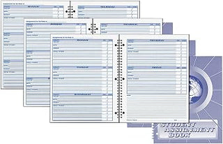 WARD Student Assignment Book, Pack of 3 (WARSA98-3)