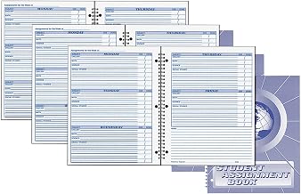 WARD Student Assignment Book, Pack of 3 (WARSA98-3)