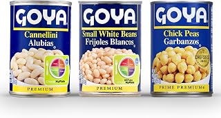 Goya White Bean Trio, Soups and Pasta Dishes, 15.5 oz