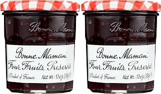 Bonne Maman Preserve, Four Fruit, 13-Ounce (Pack of 2)