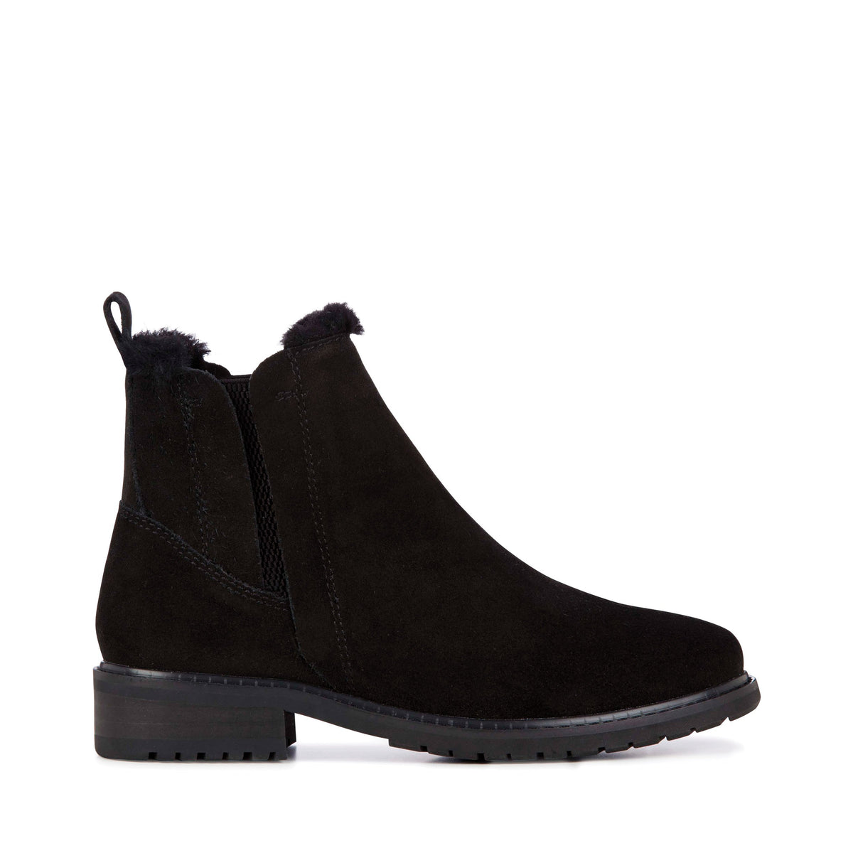 Australia - Pioneer Womens Boot by EMU – 7, Deluxe Wool, Black, Model 809996721162