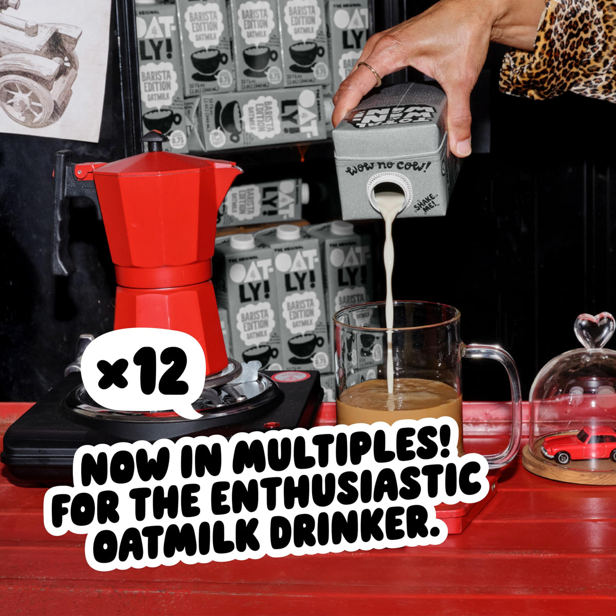 Oatly Barista / 32 Fl Oz (Pack of 12) / 12 Oat Milks