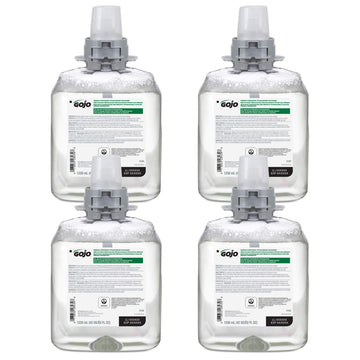 FMX-12 Foam Soap Refill by GOJO – 42 Fl Oz (Pack of 4), Bamboo, Clear, Pack of 4, Model 5165-04