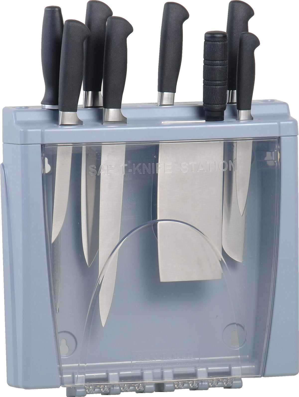 San Jamar 6 / Gray / Modern Knife Blocks