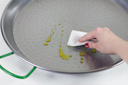Virtus Spanish Paella Pan by PADERNO – 18 1/2in, 2 inches, Steel, Gray, Model A4172447