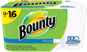 Bounty 1 / 84 Count (Pack of 12) / White Paper Towels