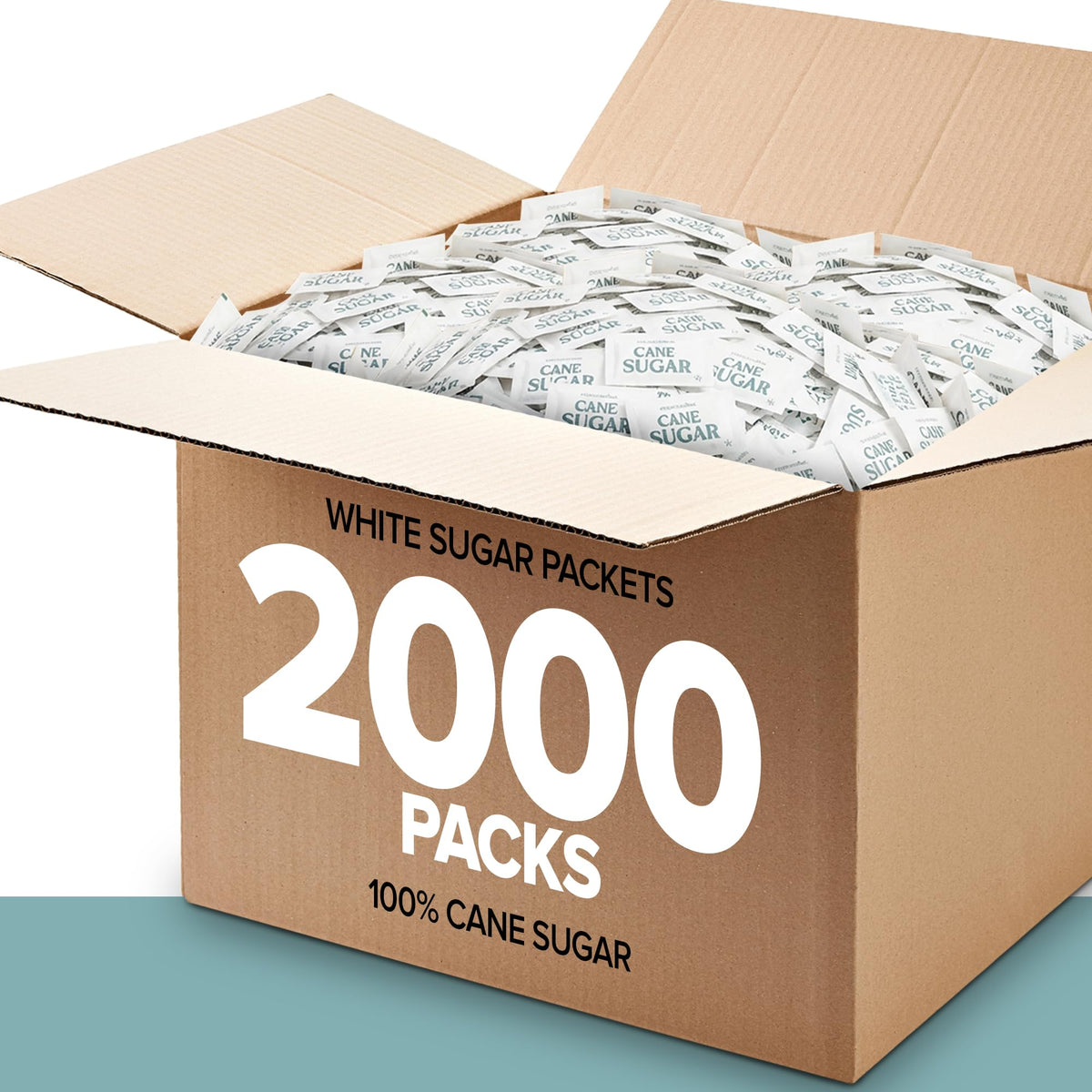Stock Your Home White / 2000 Count / 2000 White Granulated Sugar