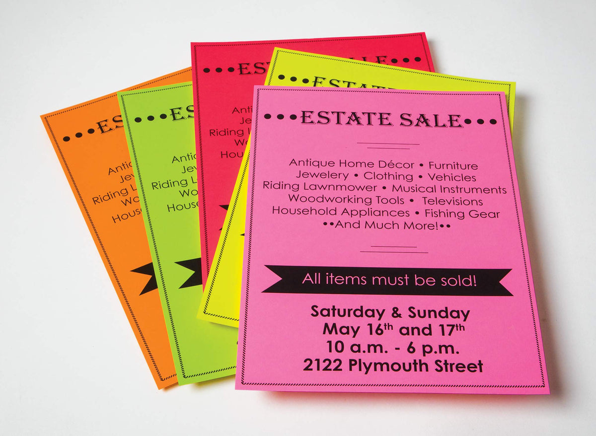 Array Card Stock by Pacon – 8.5" x 11", Paper, 5 Assorted Hyper Colors, Model PAC101161