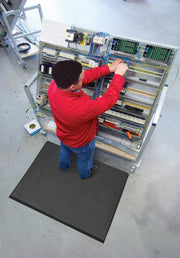 Notrax 3'W x 8'L x 5/8" Thick / Black / 1 Floor Mats & Matting