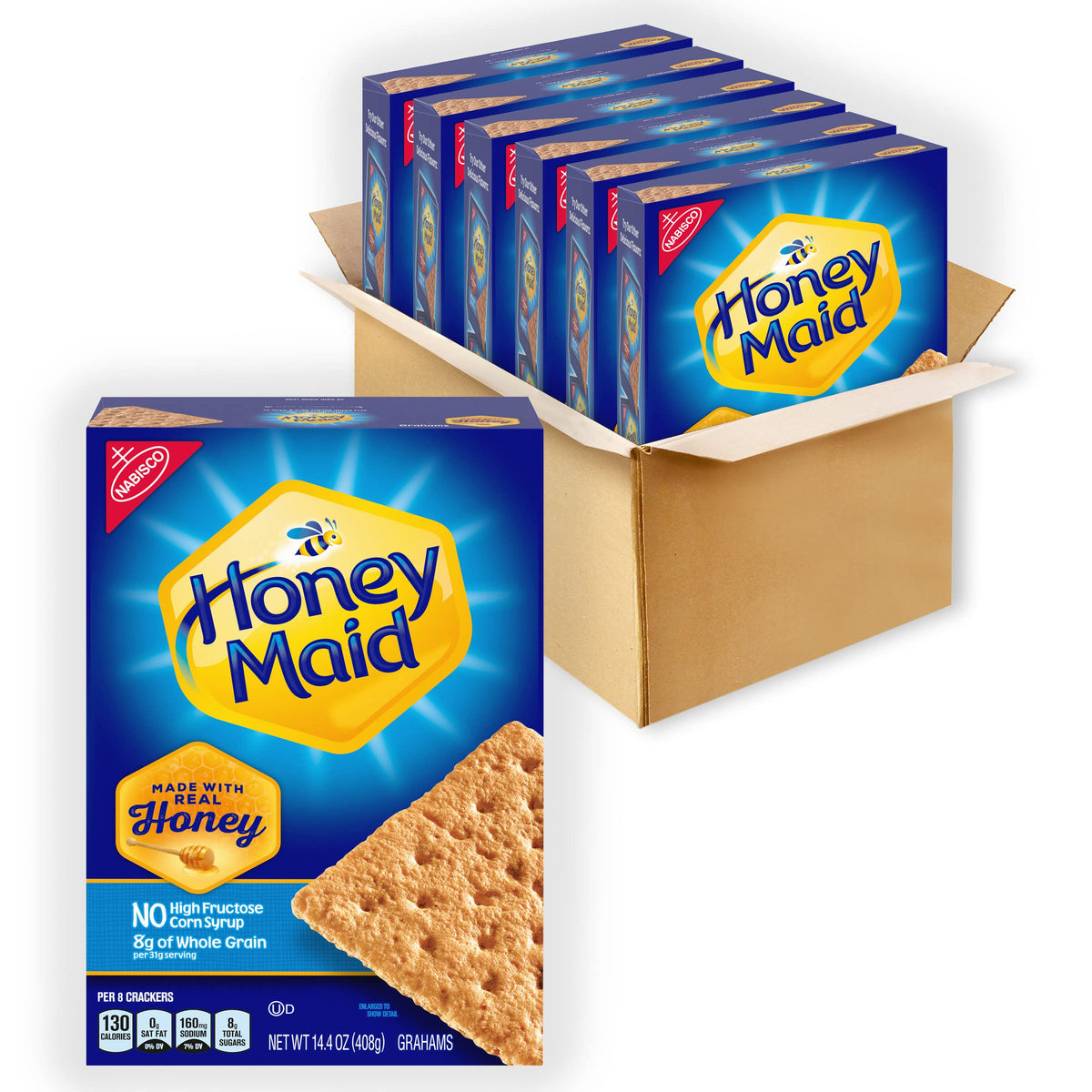 Honey Maid 14.4 Ounce (Pack of 6) / 1 / 6 Graham Crackers