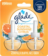 PlugIns Refills Air Freshener by Glade – 1.34 Fl Oz (Pack of 6), Clear, Pack of 6, Model 336970
