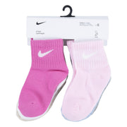 6-Pack Baby/Toddler Socks by Nike – Cotton Blend, Playful Pink, Pack of 6, Model 1015782310