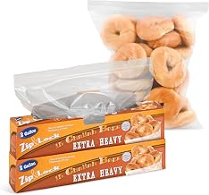 30 Count 2 Gallon Freezer Bags by Stock Your Home – 2 Gallon, 2.0 gallons, Plastic, Clear, Pack of 30