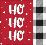 Creative Converting Santa Fun Beverage Napkins, 5", Multi-color