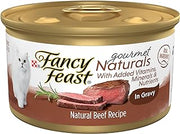 Purina Fancy Feast Gourmet Naturals Beef Wet Cat Food (12 Pack) 3 oz