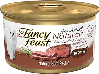 Purina Fancy Feast Gourmet Naturals Beef Wet Cat Food (12 Pack) 3 oz