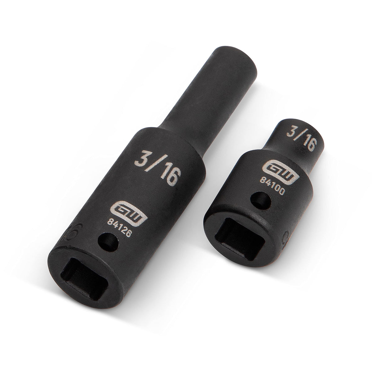 48 Piece 1/4" Dr 6 Pt SAE/Metric Impact Socket Set by GEARWRENCH – SAE/Metric, Chrome Molybdenum Steel, Black, Model 84902