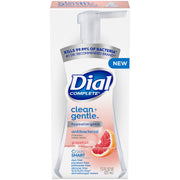Complete Clean + Gentle Antibacterial Foaming Hand Wash by Dial – 60 Fl Oz (Pack of 1), White, Model 1017163