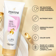Pro-V Miracles Infinite Lengths Biotin + Collagen 1 Minute Miracle Conditioner 10.9 FL OZ by Pantene – 10.9 Fl Oz (Pack of 1),, Model 1065150560
